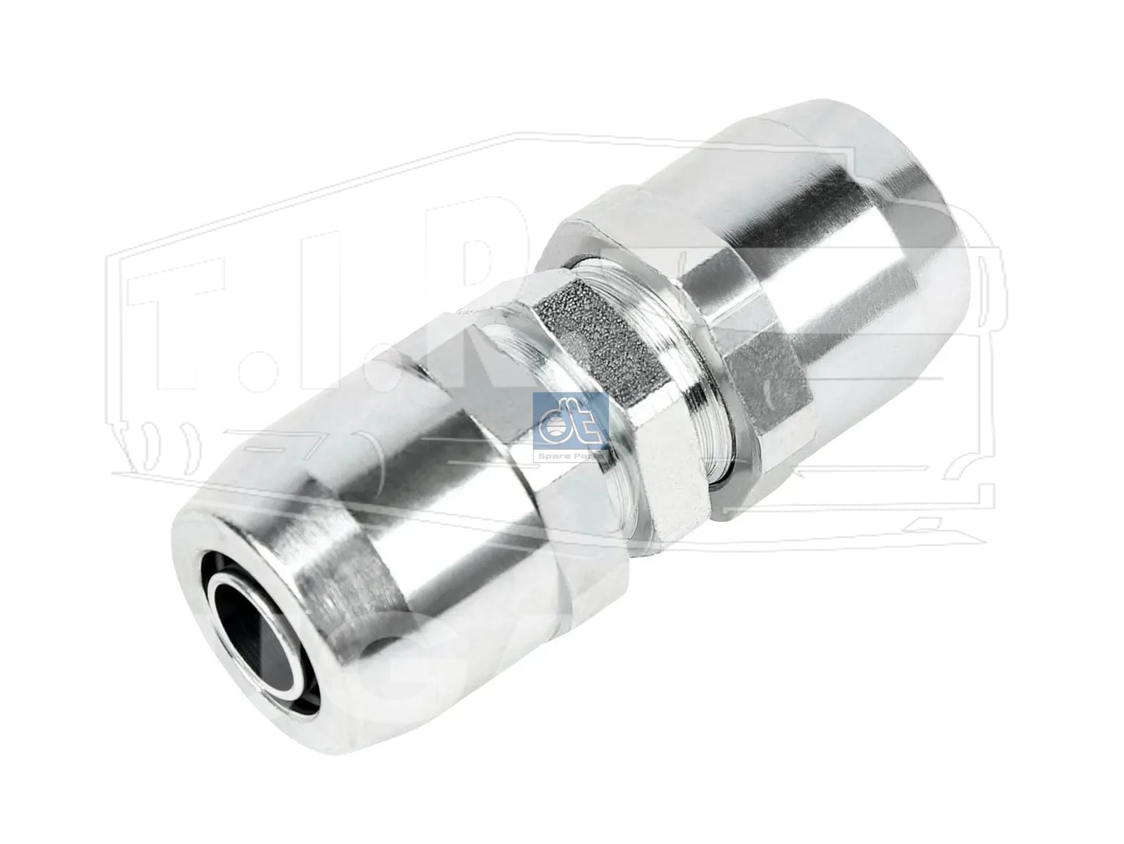 9.85915, Соединитель 15*15мм метал — Diesel Technic