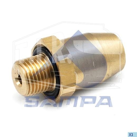 119.256, Соединитель М10*D6 латунь — Sampa