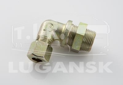 076.048-20A, Соединитель уголок М16*1,5/D10 металл — Peters