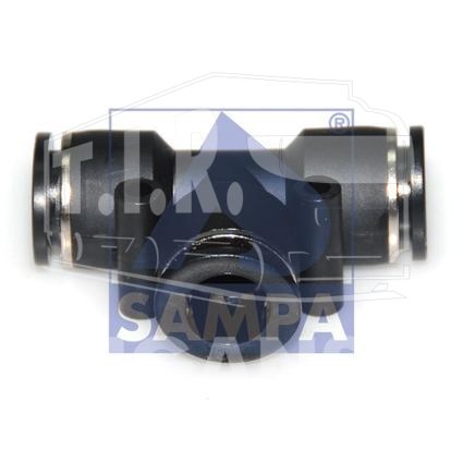 2800 0360, Соединитель тройник 12*12*12мм пласт. — Sampa