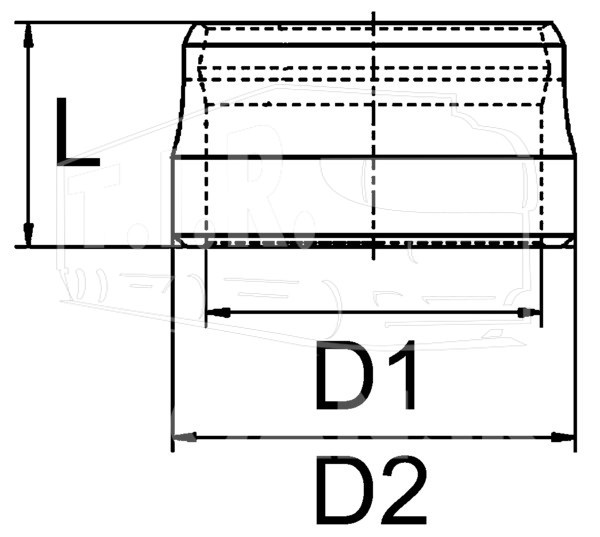 8930500404, Втулка соединителя 18мм — Wabco