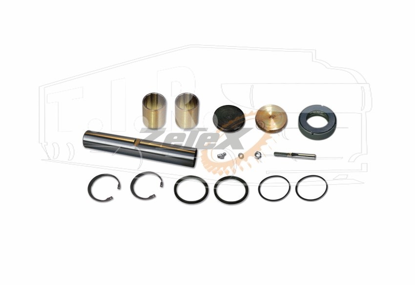 ZX14.0570, KING PIN KIT,AXLE STEERING KNUCKLE — ZeTeX