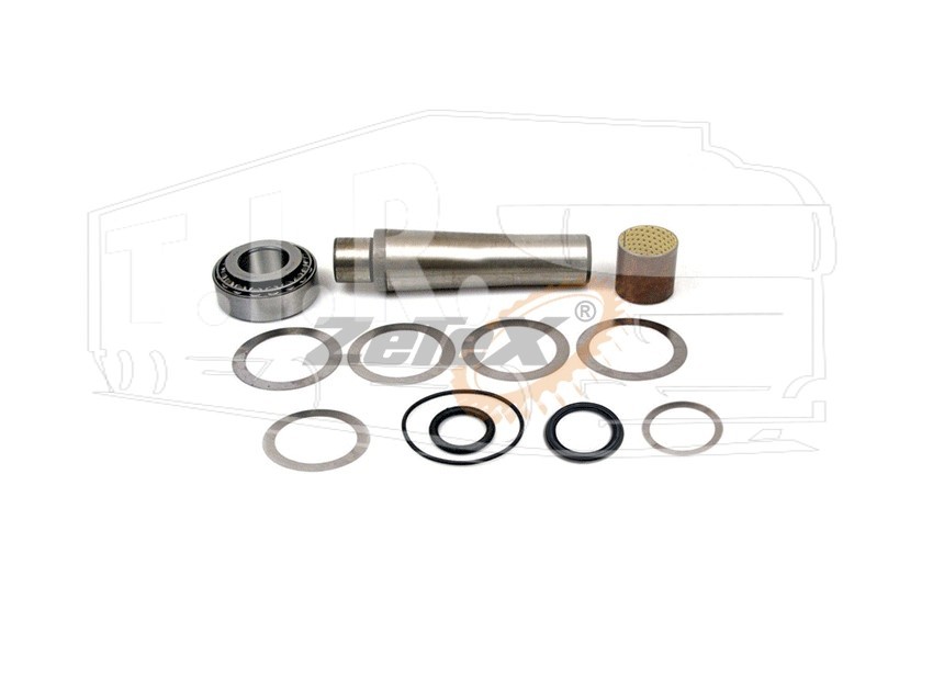 ZX12.0546, KING PIN KIT,AXLE STEERING KNUCKLE — ZeTeX