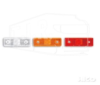 Фонарь габаритный - LED 24V бел