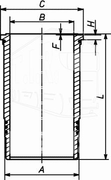 209 WN 17, Гильза — Mahle