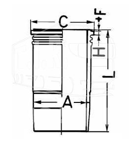 89 181 110, Гильза d125.0 — Kolbenschmidt