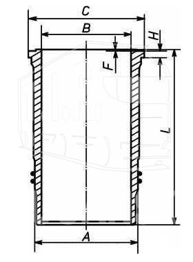 003WN 14, Гильза d125.0 — Mahle