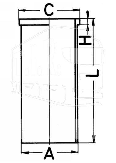 89 453 110, Гильза d108.0 — Kolbenschmidt