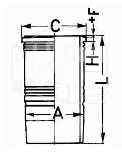 Гильза d128.0
