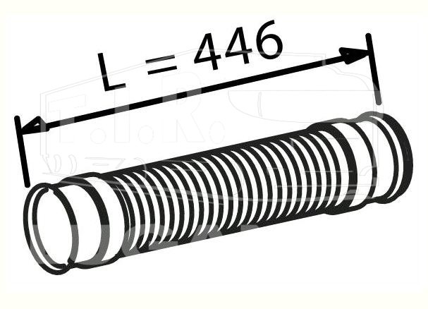 DIN66204, Гофра глушителя — Dinex