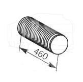 Гофра глушителя D140/460 inox