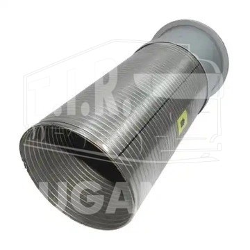 Гофра глушителя 125*370 хомут