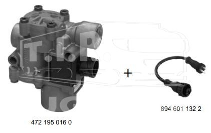 472 195 920 2, Кран ABS — Wabco