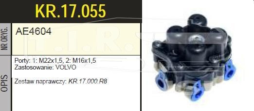 KR.17.055, Клапан 4-х контурный — Truckline