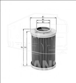 HX40, Фильтр масляный КПП — Mahle