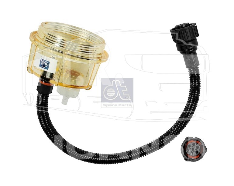 2.12331, Отстойник фильтра сепаратора — Diesel Technic