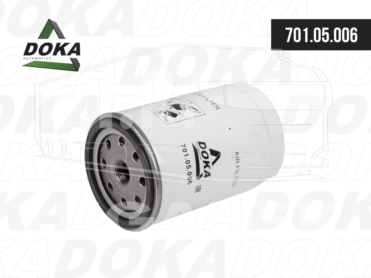 701.05.006, Фильтр сепаратор ADBLUE D=76.5 H=119.5 M16x1.5 — DOKA