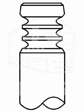 227 VE 30954 000, Клапан впускной 40*9*160,4 — Mahle