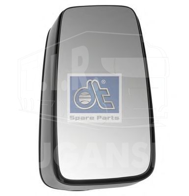 3.86227, Зеркало заднего вида, прав., обогреваем., электрич., R: 1200 mm — Diesel Technic