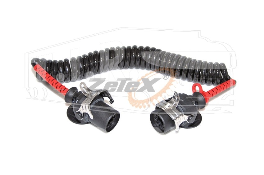 ZX19.0091, Кабель EBS 7 контактов 4,5м — ZeTeX