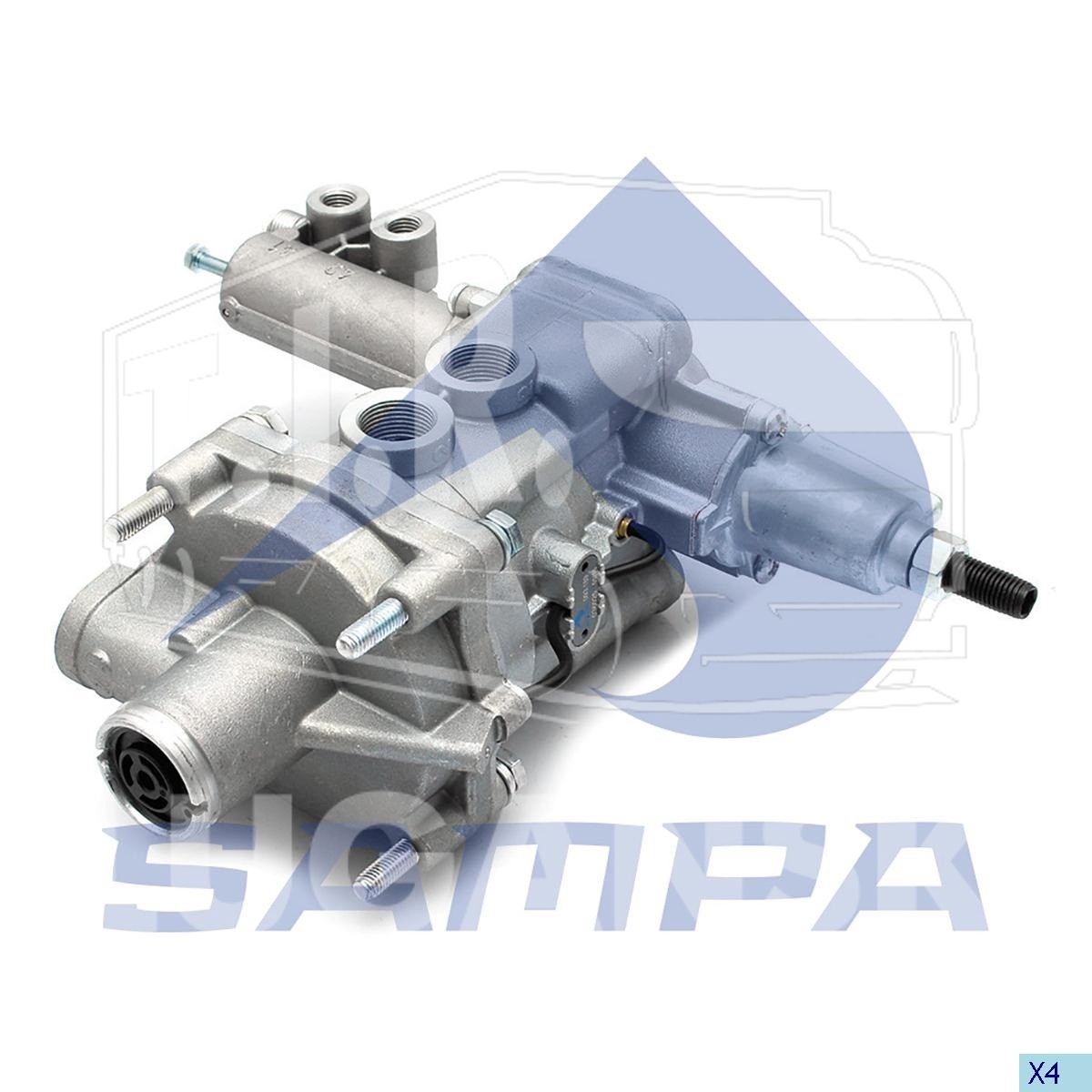093.189, Кран регулятор тормозных сил — Sampa