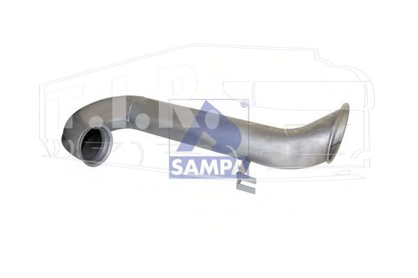 050.435, Труба выхлопная — Sampa