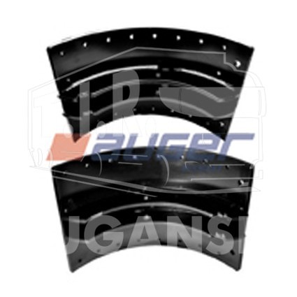 Колодка тормозная 225*410 (к-т 2 шт)Thick 8 mm