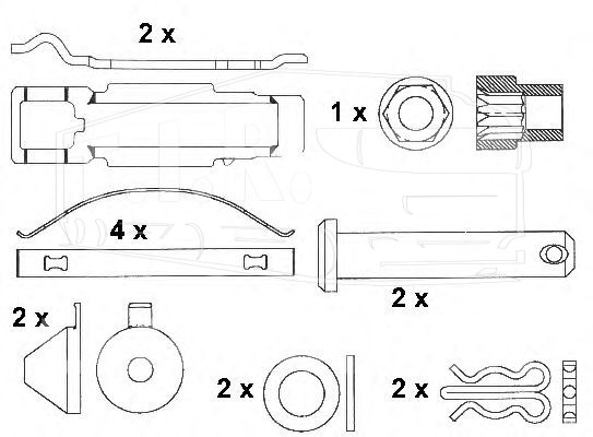 FCV1657B, Колодки тормозные 210.9*108*30 — Ferodo