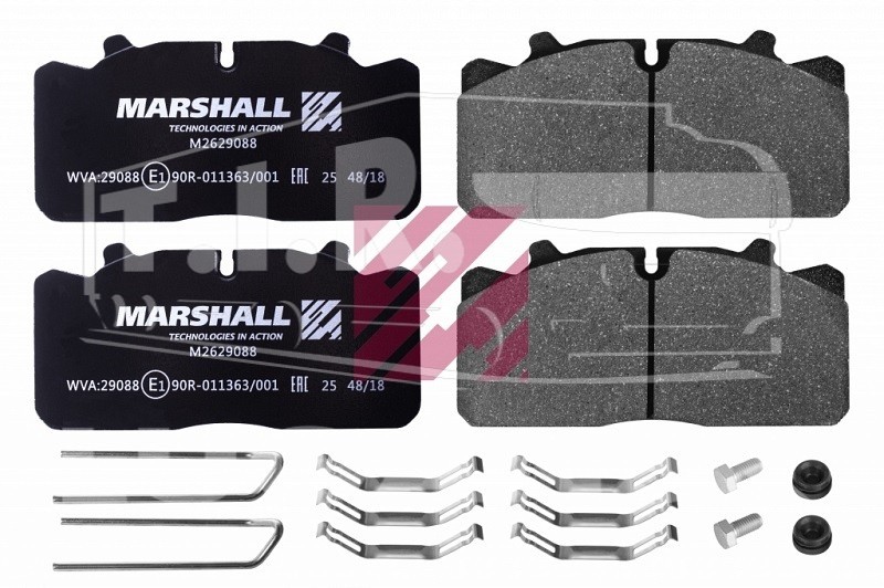 M2629088, Колодки тормозные 176*83*26 — Marshall