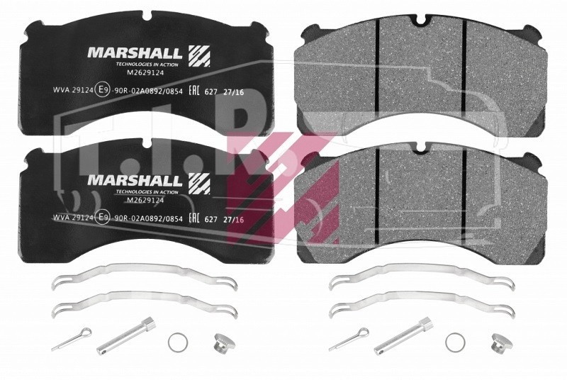 M2629124, Колодки тормозные — Marshall