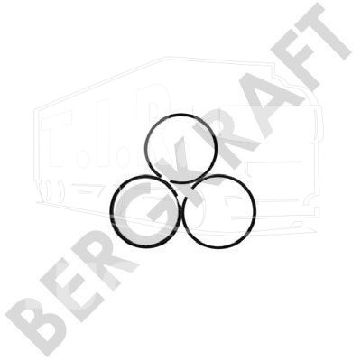 Кольца компрессора 86.0mm 0.25 (толщ. 2.0x2.0x3.0mm)