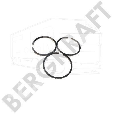 Кольца компрессора 92.0mm +1.00 (толщ. 2.5x2.5x4.0mm)