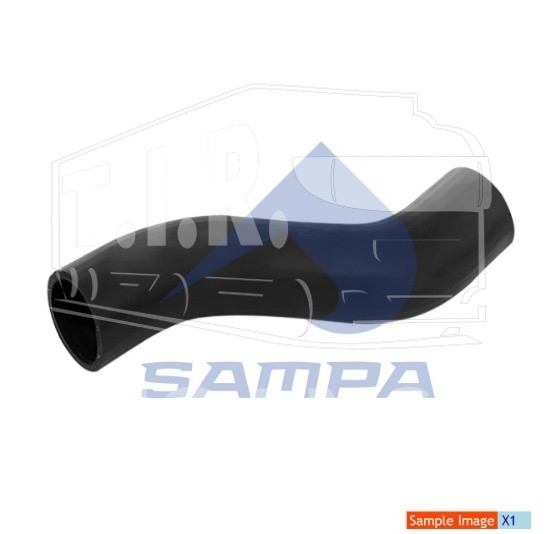 054.344, Патрубок радиатора — Sampa