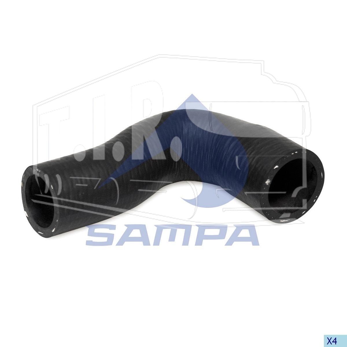 040.352, Патрубок радиатора — Sampa