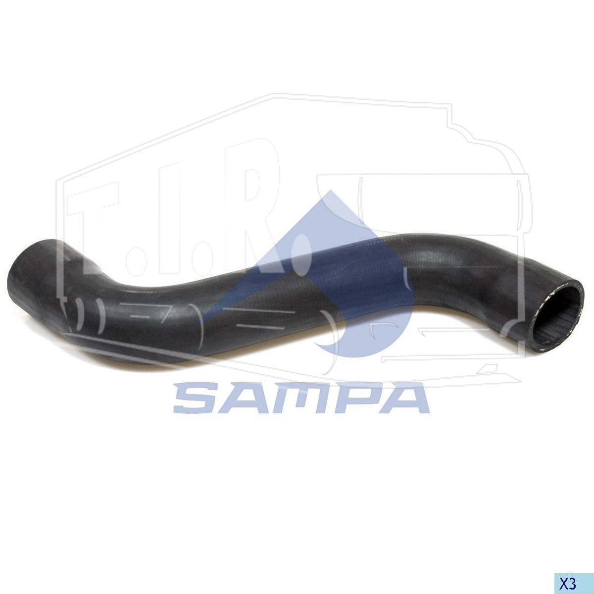 040.367, Патрубок радиатора — Sampa