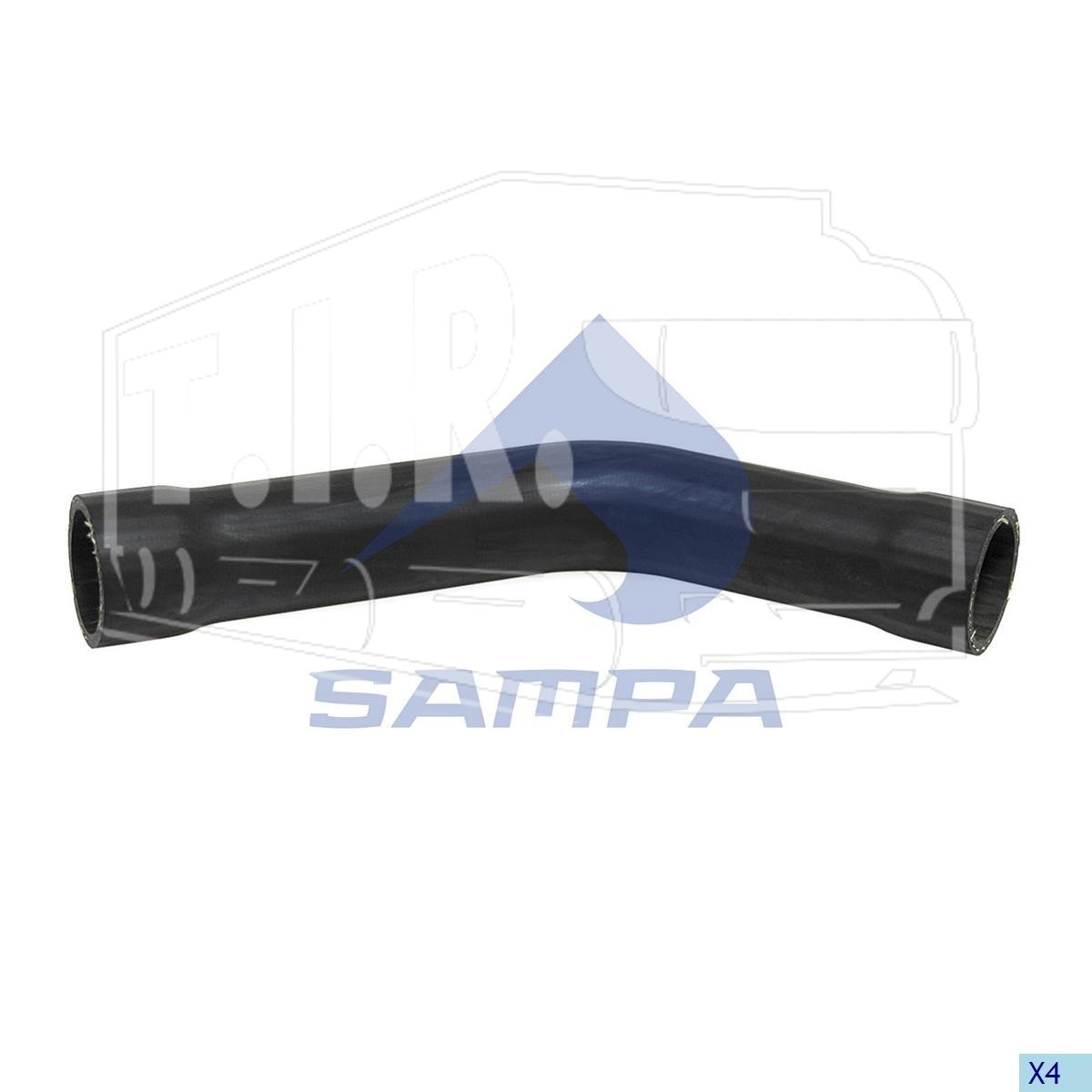 040.371, Патрубок радиатора — Sampa