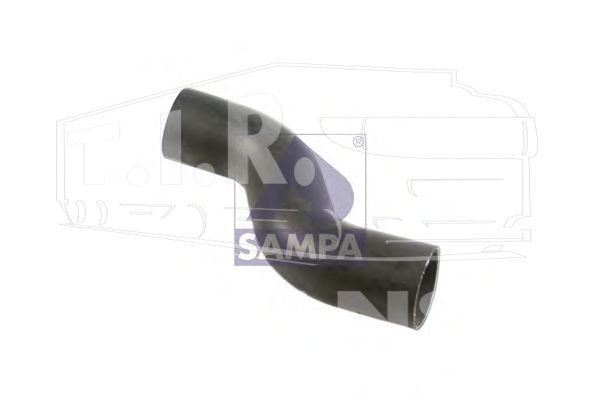 050.130, Патрубок радиатора — Sampa