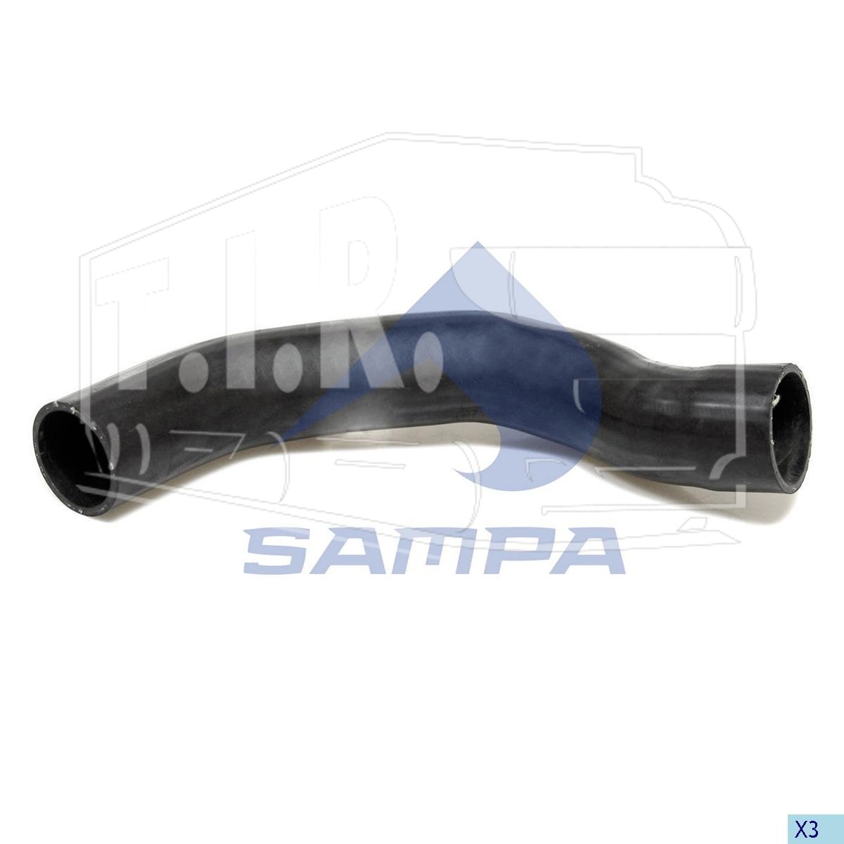 030.404, Патрубок радиатора нижний — Sampa