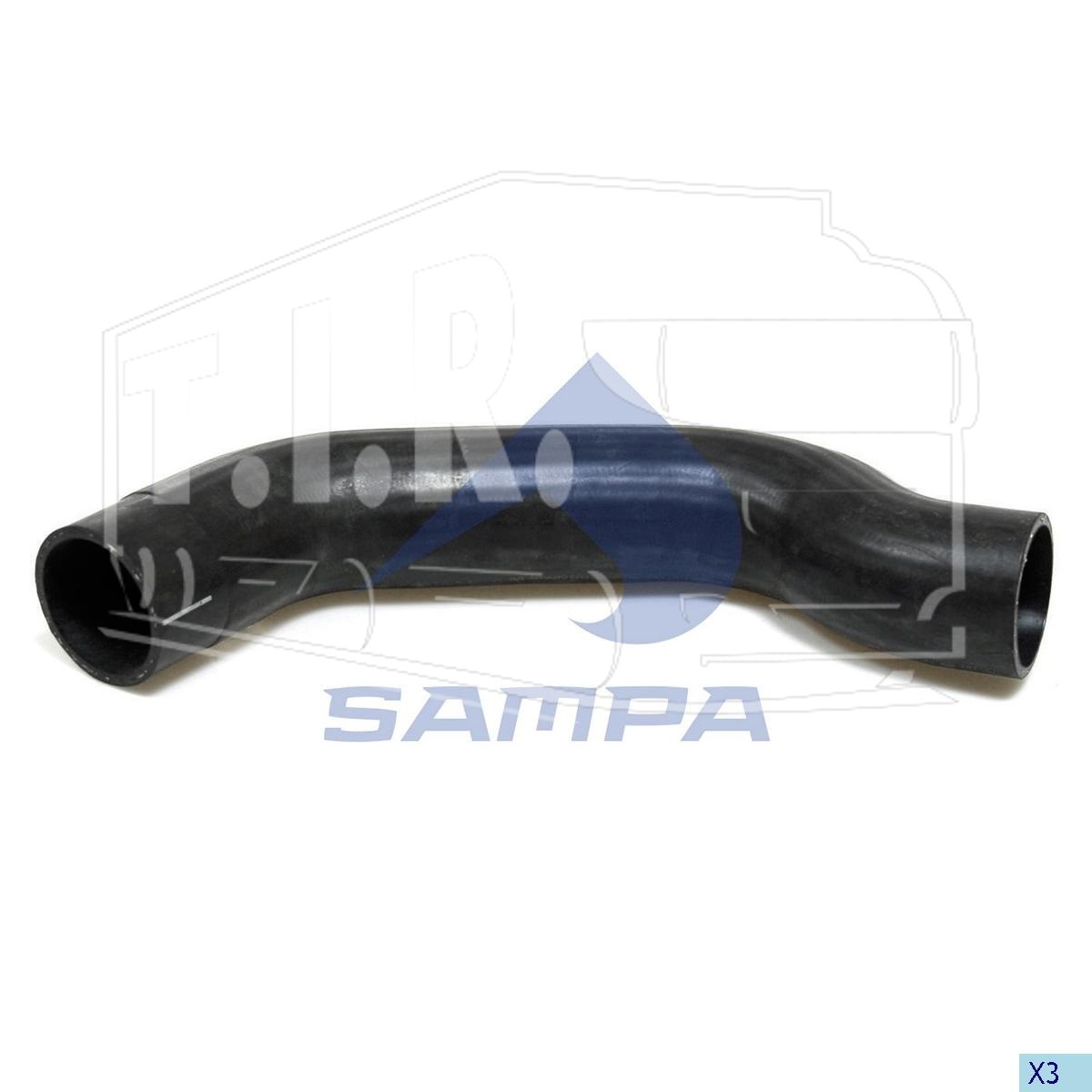 030.430, Патрубок радиатора — Sampa