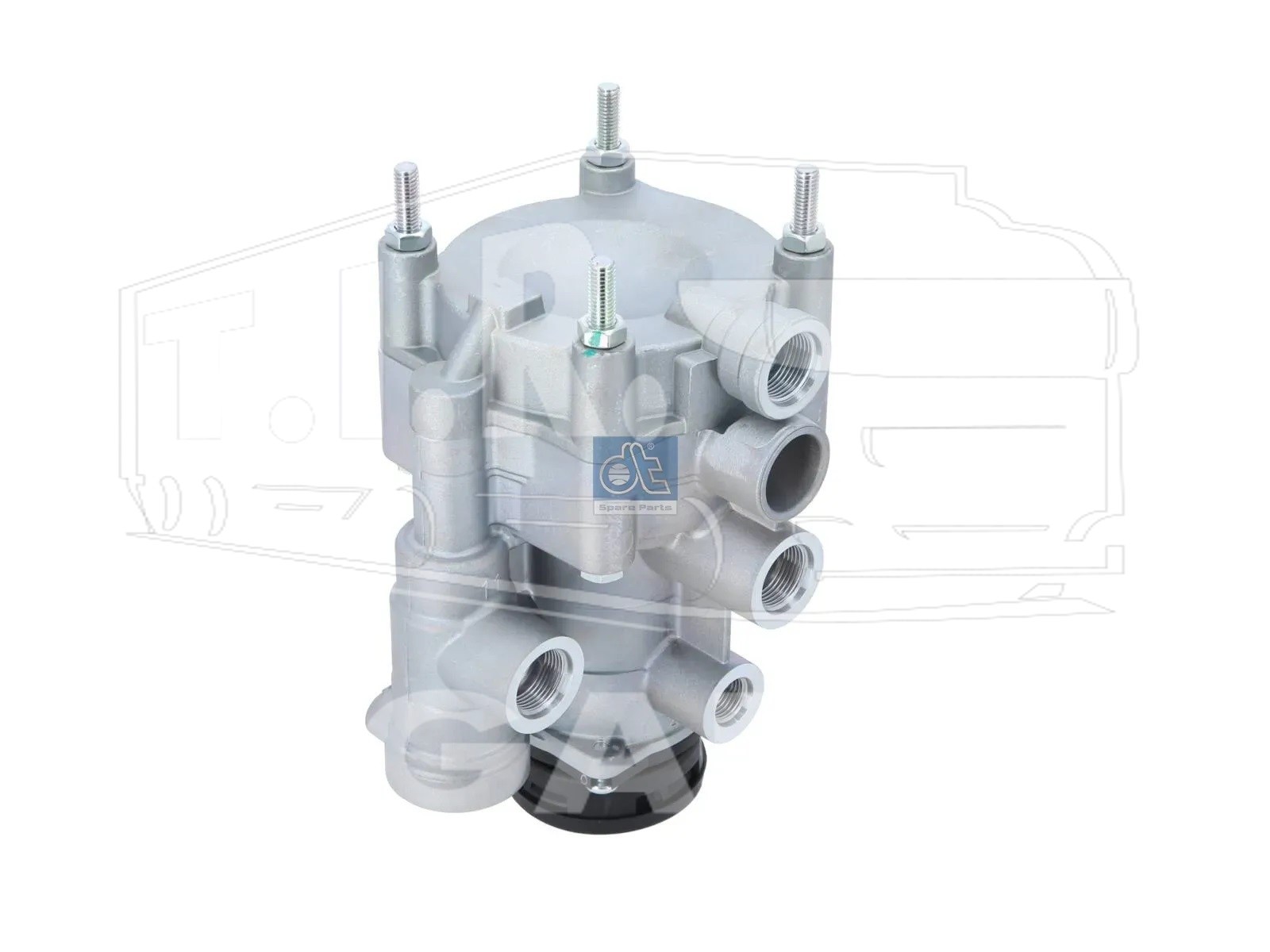 5.70124, Кран упр-я тормозами прицепа — Diesel Technic