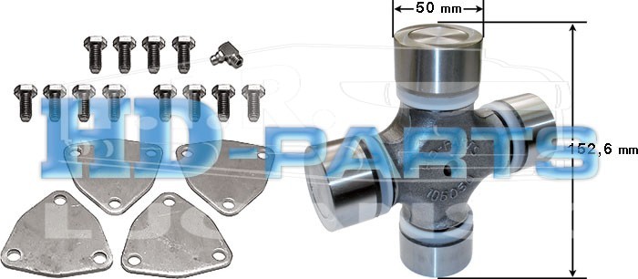 106050, Крестовина кардана 50*152.6mm — HD-parts