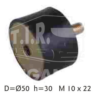 SEM7507, Подушка глушителя М10*30 d=50 — SEM
