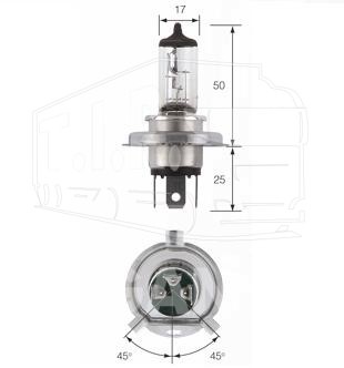 Лампочка H4 24v 75/70w