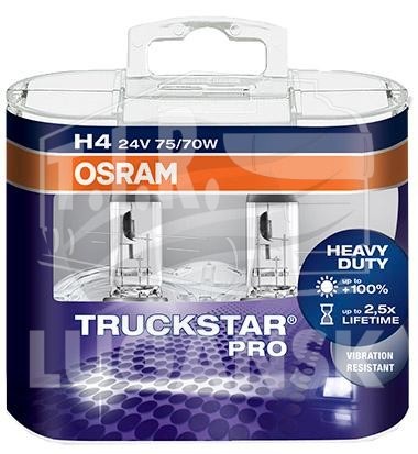 Лампочка H4 24v 75/70w (к-т 2шт)