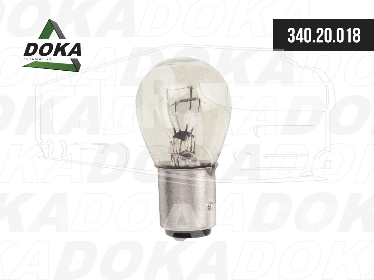 Лампа 24V P21/5W двухконтактная BAY15d (94405)