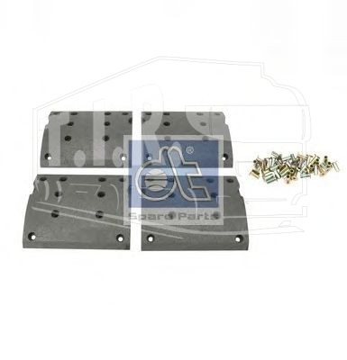 3.96428, Накладки тормозные — Diesel Technic