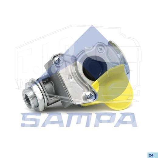 095.092, Груша М16*1.5 (жёлтая) с фильтром — Sampa