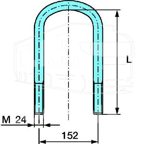 Стремянка 152*300 М24