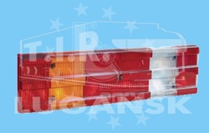 MB50.5401, Стекло фонаря заднего Actros L 525*140 — Kahveci