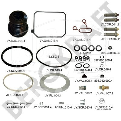 Р-к ПГУ сцепления For WABCO:970 150 001/002/004 0